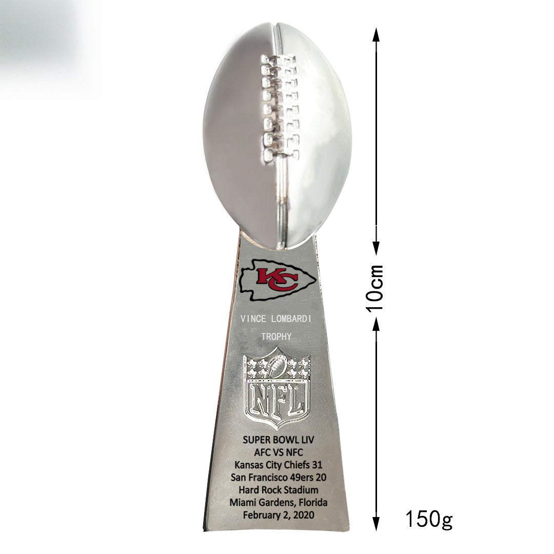 1969 2019 2023 2024 Kansas City Chiefs football championship rings with box