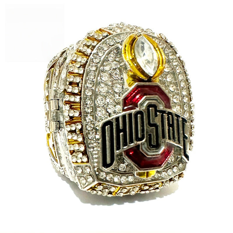 2024 ohio state buckey football national championship rings 3pcs set with box