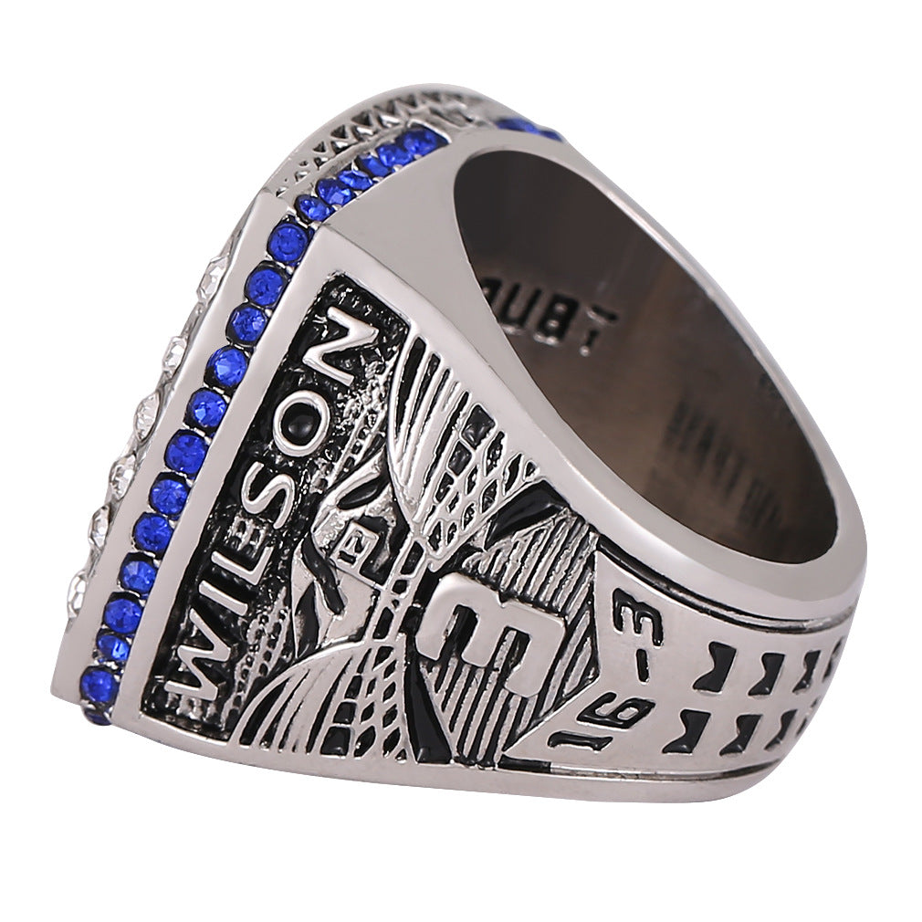 2013 Seattle Seahawks Football Championship Ring With Wooden Box