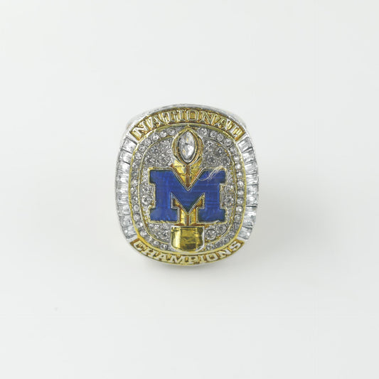 2024 Michigan Wolverines football championship ring with box