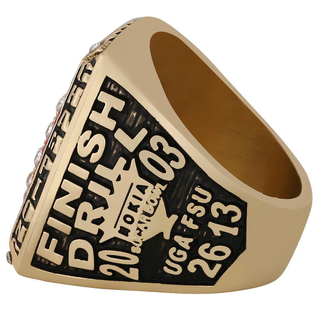 Georgia Bulldogs 2003 sugar bowl championship ring with box