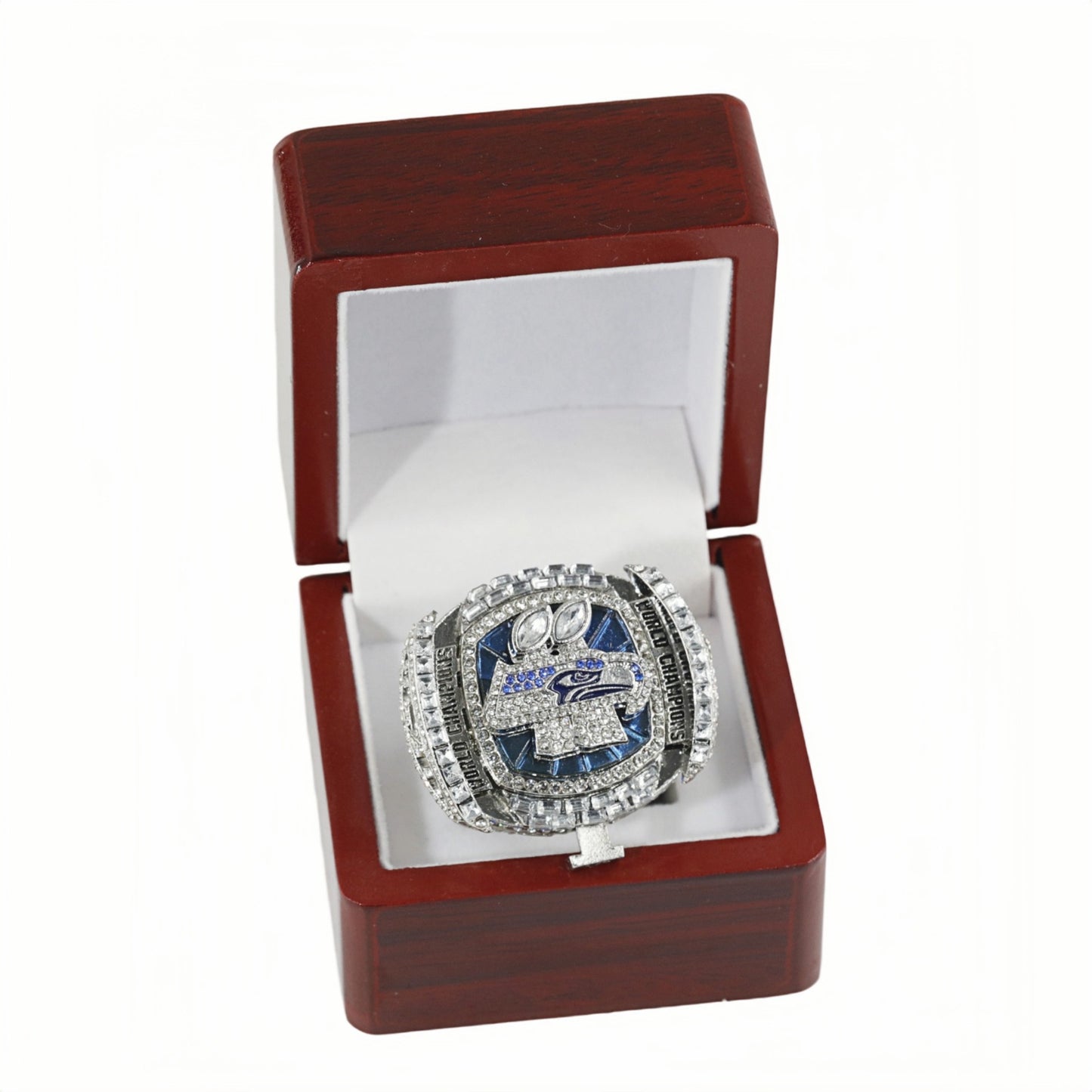 NEWEST 2025 Seattle Seahawks football championship ring with box