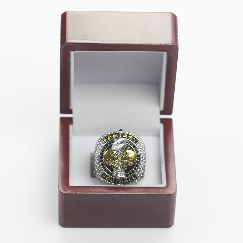 2025 fantasy football championship ring with wooden box