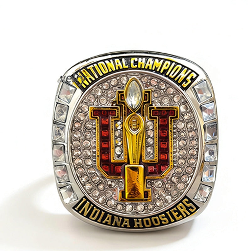 2025 indiana hoosiers national championship ring with box for men