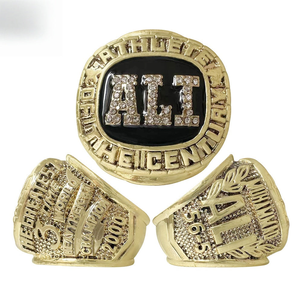 2000 ALI MUHAMMAD boxing championship rings for men