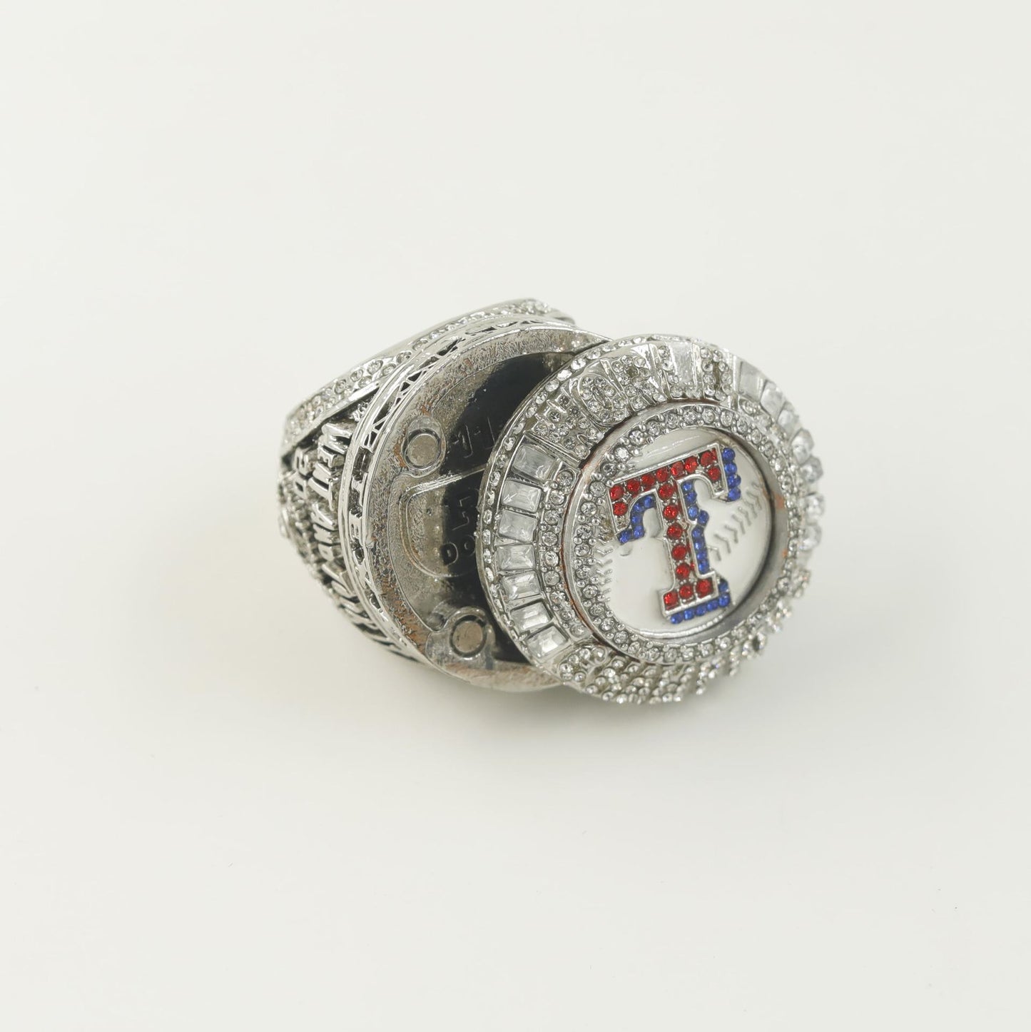 Flip top style 2023 Texas Rangers Baseball championship ring with box for men