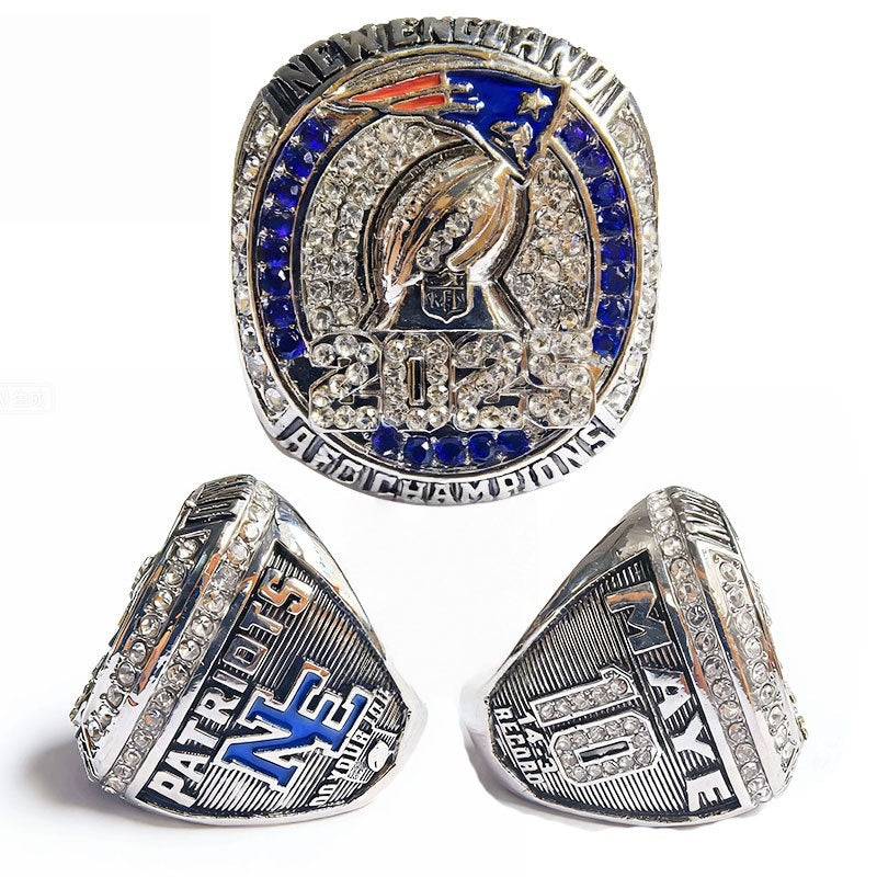 2026 NE Patriots football championship ring fans design with box for men