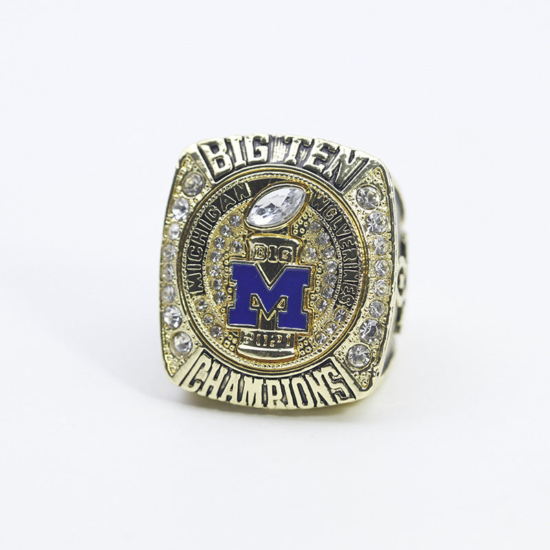 2021 Michigan Big Ten Championship Ring With Box For Men