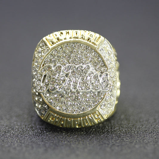 2022 University of Mississippi Ole Miss baseball championship ring with box