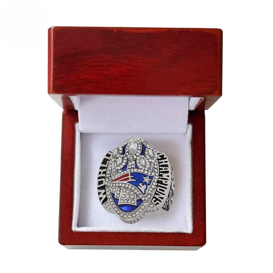 2016 NE Patriots football championship ring with box for men collection gift