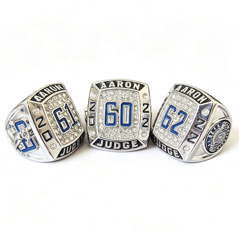 2022 NY Yankees AARON JUDGE 60 61 62 championship ring