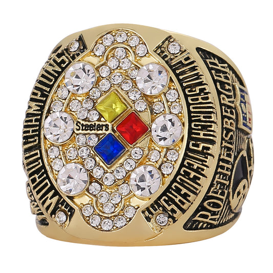 2008 Pittsburgh steelers football championship ring with box