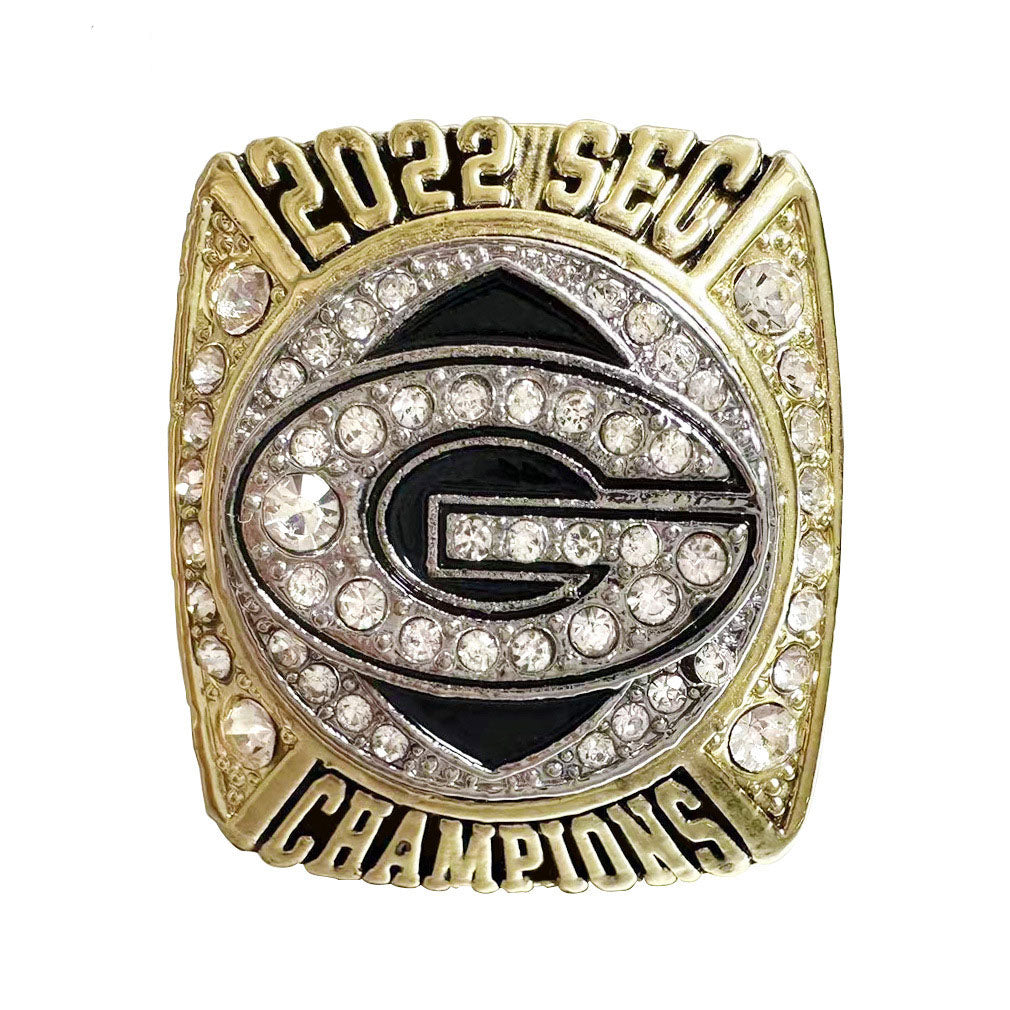 Georgia bulldogs 2022 sec championship ring with box
