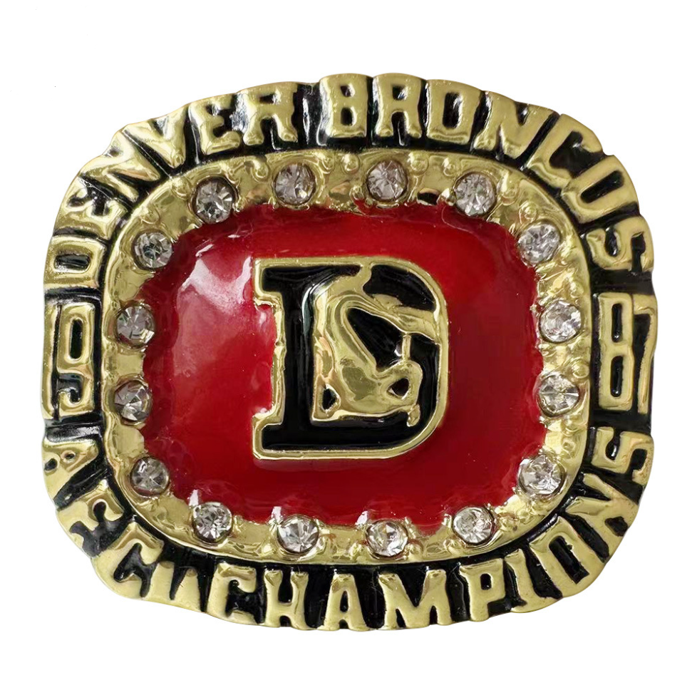 1987 Denver Broncos football championship ring
