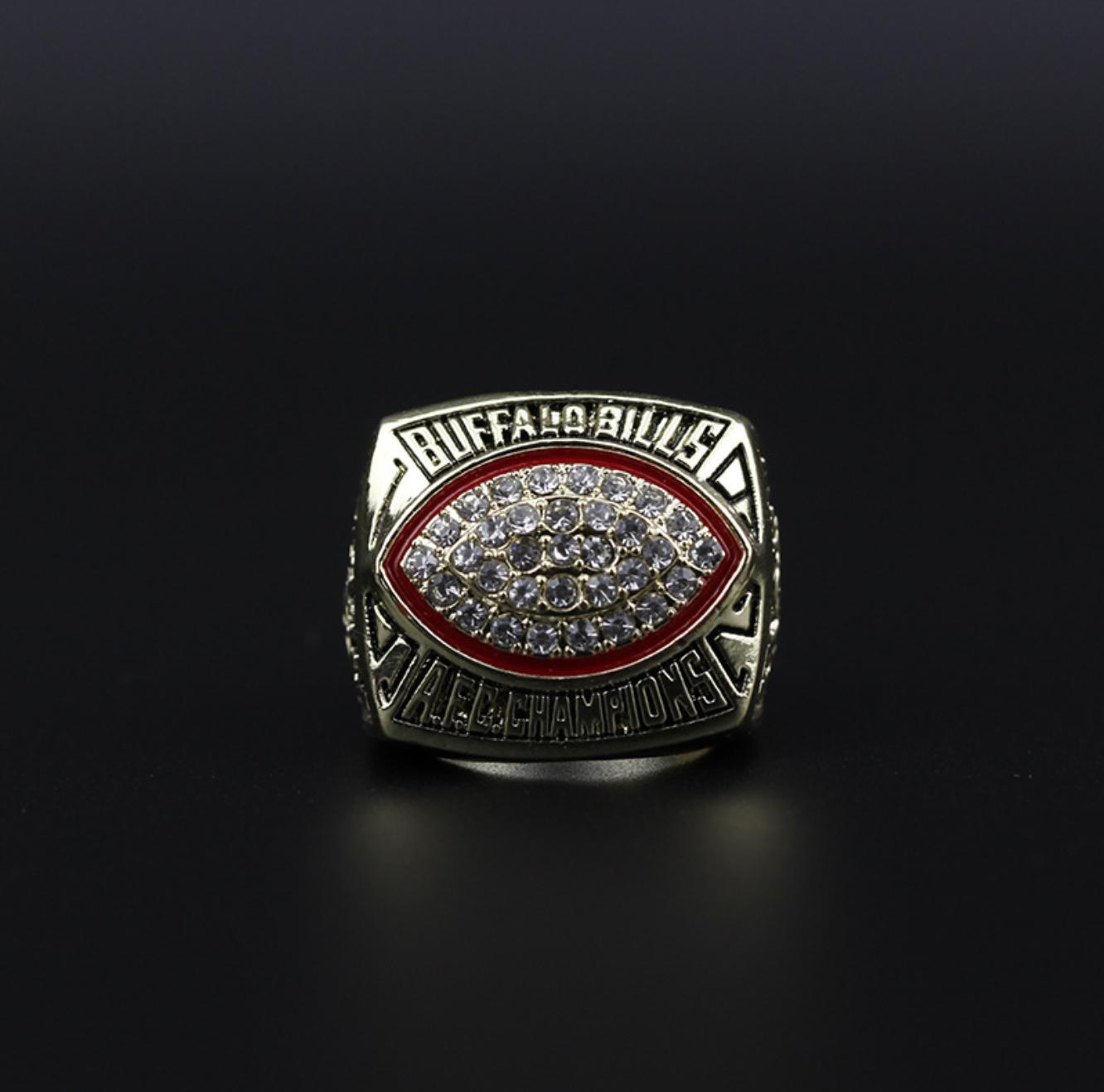1992 Buffalo Bills Championship Rings With Box Set