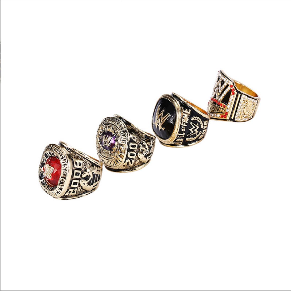 2004 2008 2015 2016 Wrestling World Entertainment WWE Hall Of Fame Championship Rings Set For Men Gift
