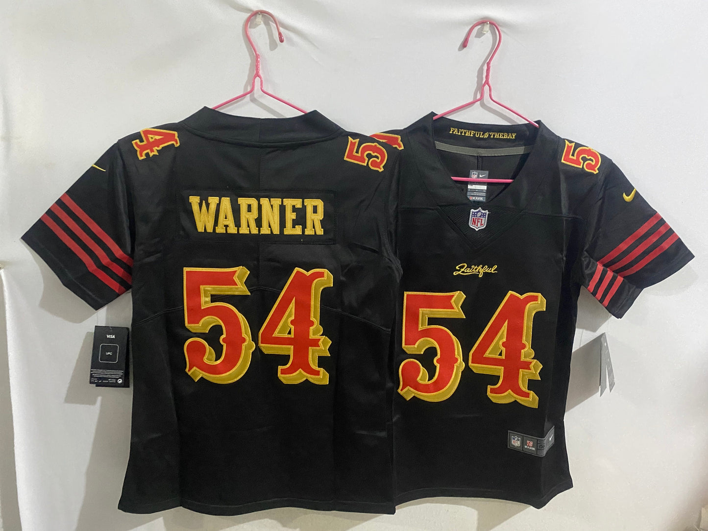 Boys girls fans SF 49ers football championship youth jersey