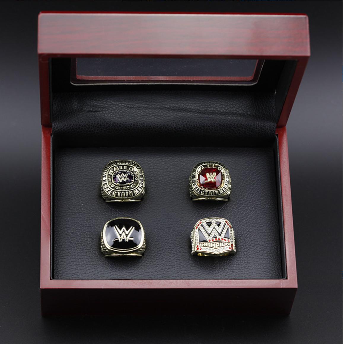 2004 2008 2015 2016 Wrestling World Entertainment WWE Hall Of Fame Championship Rings Set For Men Gift