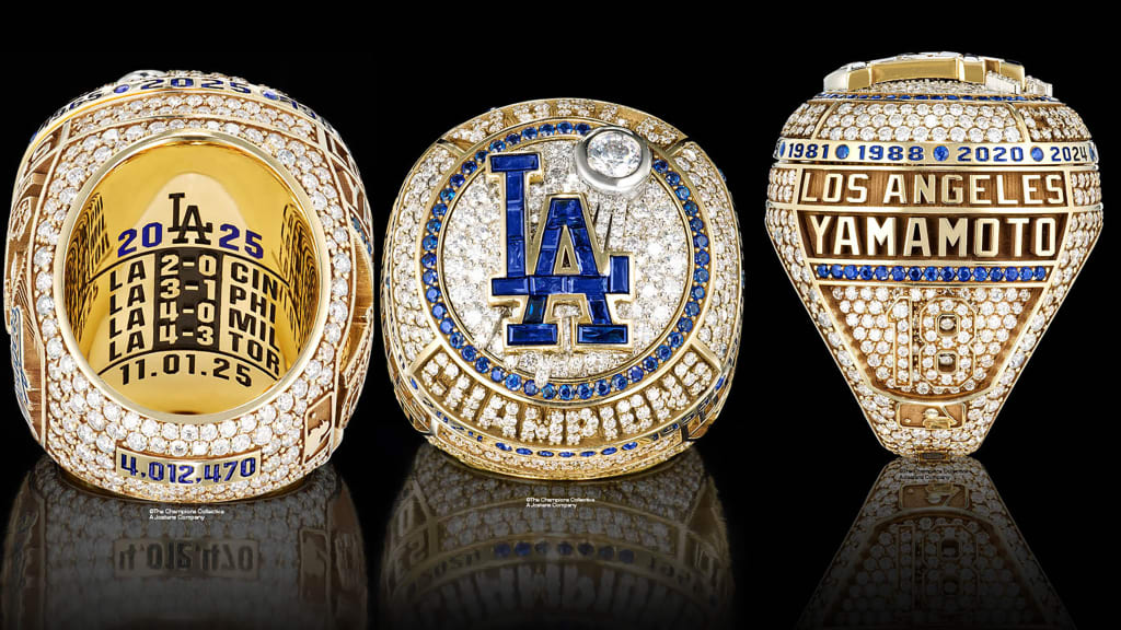 NEWEST Official design 2025 LA Dodgers baseball world series championship ring for fans