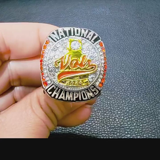 2024 Tennessee University Volunteer college baseball championship ring for men